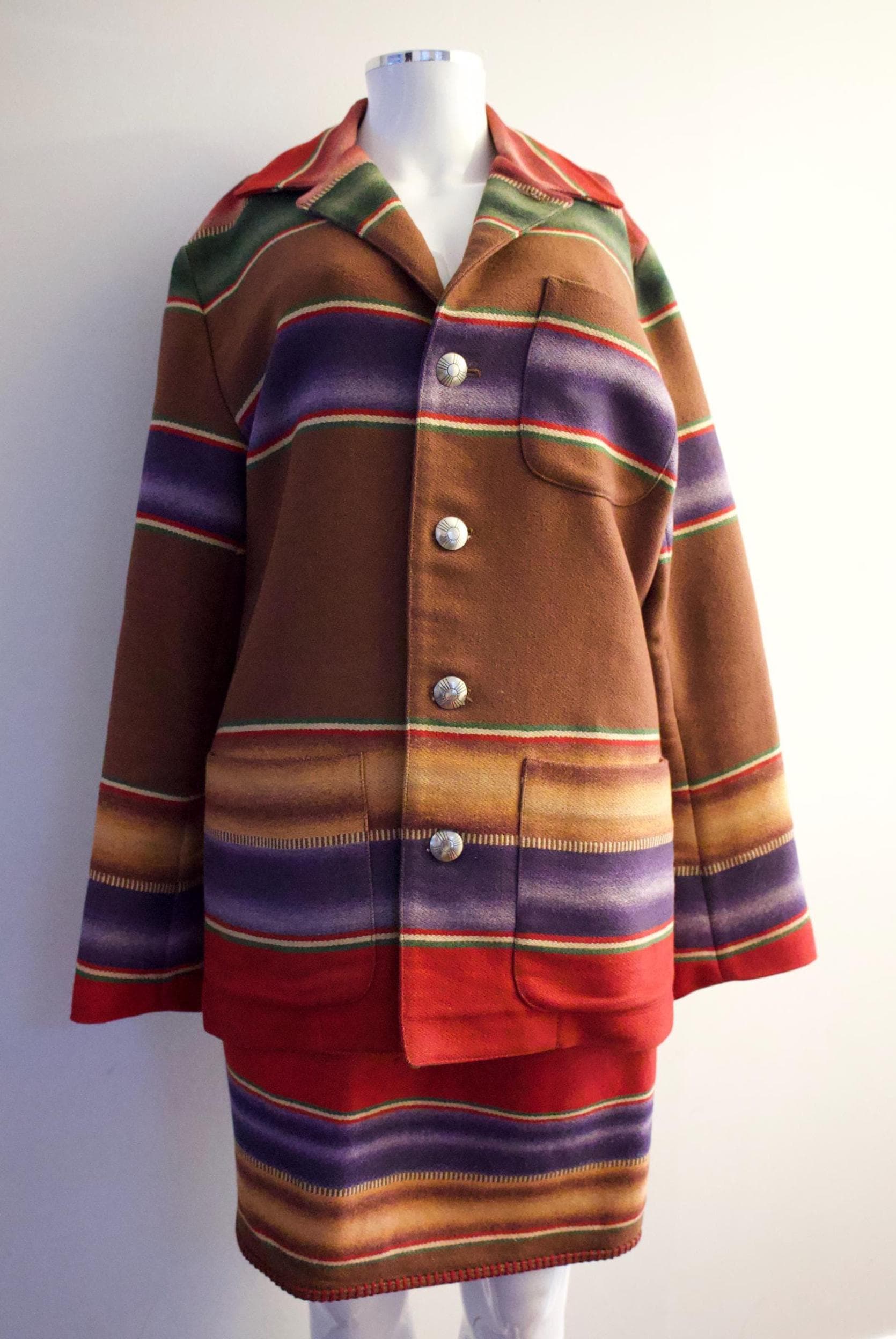 polo country ralph native jacket ブランケット Vintage Polo Ralph Lauren Country Navajo Serape Brown Dark Green
