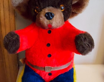 ヴィンテージテディベア 3体セット カナダ BINKLEY BEAR リバティ ヴィンテージ マウンティ テディベア ぬいぐるみ カナダ ぬいぐるみ お