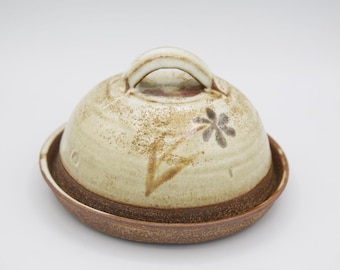 Butterdish pottery Stoneware creamer farmhouse decor kitchen