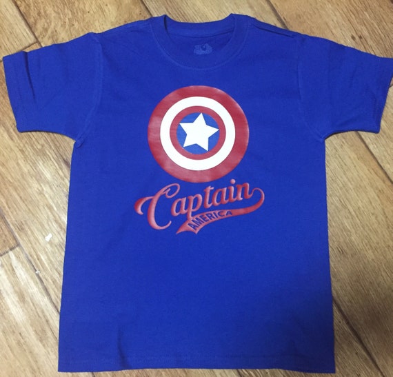 captain america birthday shirt