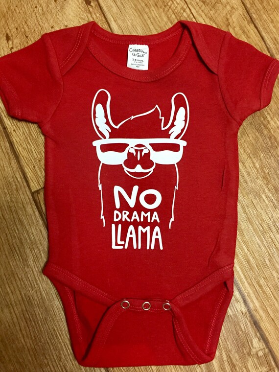no drama llama onesie