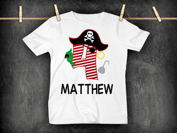 pirate birthday shirt