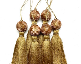 Decorative Crystal Key Tassel, Decorative Tassel, Crystal Tassel, Key Tassel
