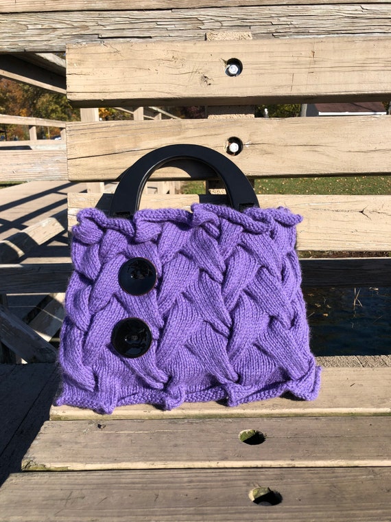 Designer purple online purse