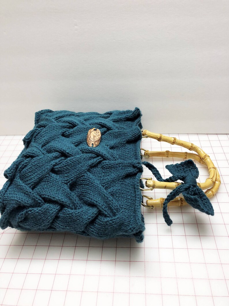 Handmade Cable Knit Handbag by ARPIdesignBraided HandbagTote Etsy