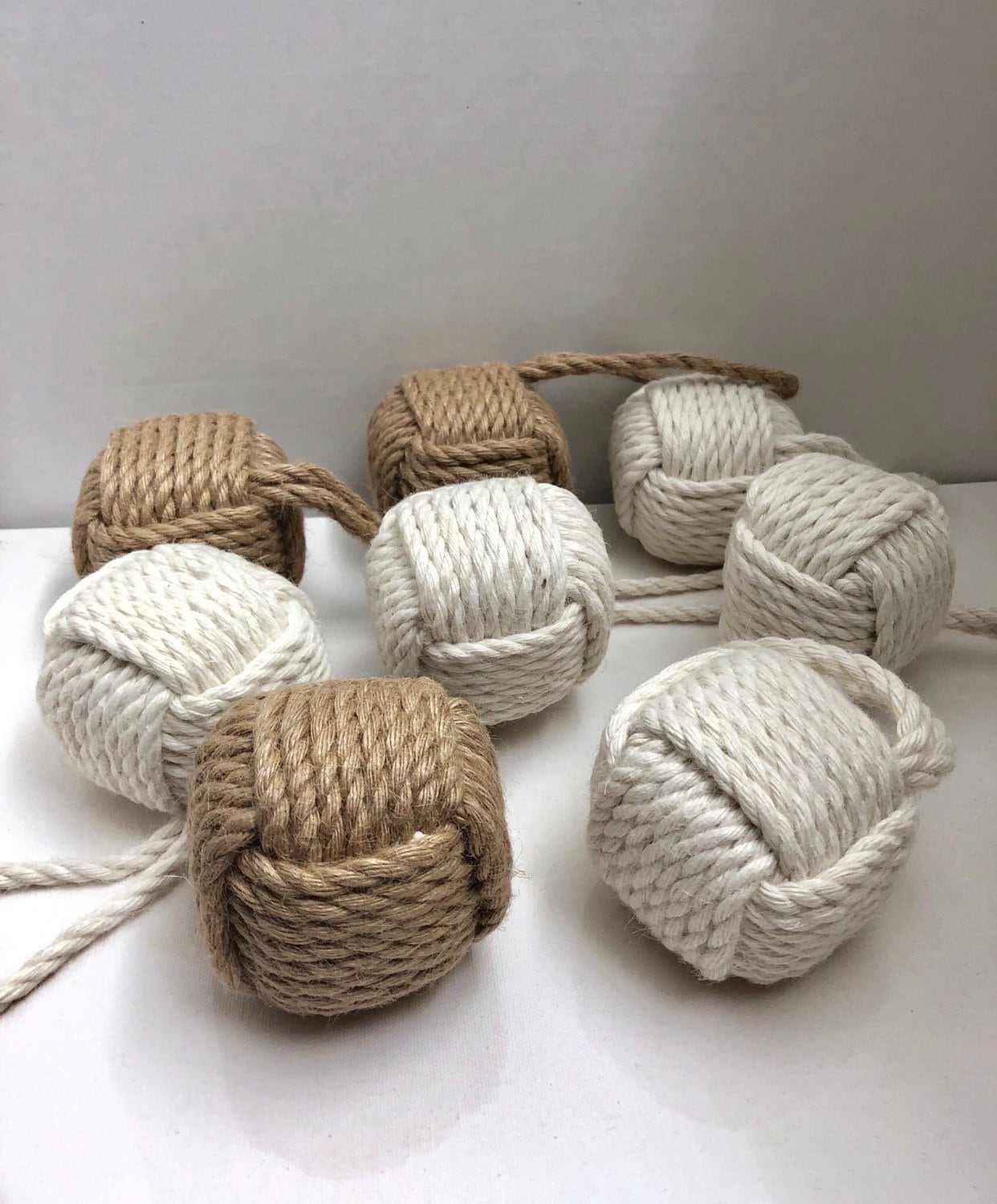 Monkey's Fist Knot, Nautical Knot, Decorative Rope Ball, Monkey Ball ...