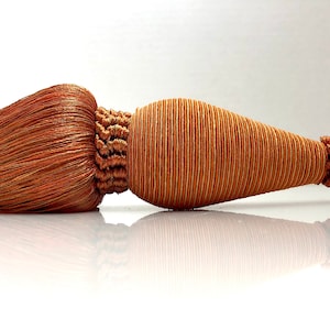 luxury Orange  Tieback, Single Tassel Tieback, Luxury Victorian Hold back, Curtain Tieback, Tie-back, Tassels