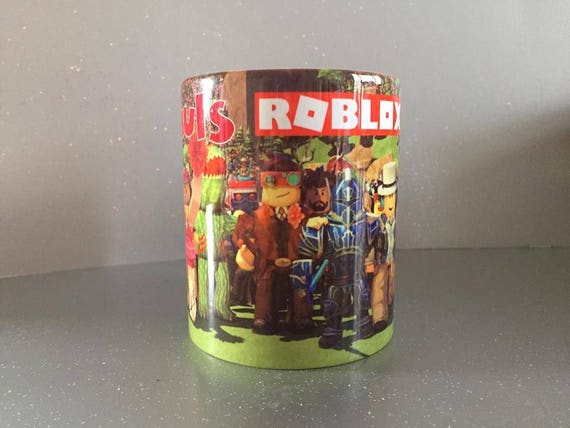 Personalised Mug Cup Roblox Game Gamer Playstation X Box Like Minecraft Lego - can you play roblox on playstation