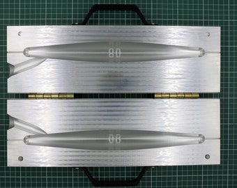 80oz one cavity CNC machined aluminum Trolling sinker fishing mold, CNC machining services
