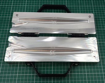 32oz one cavity CNC machined Trolling sinker aluminum fishing mold, CNC machining services