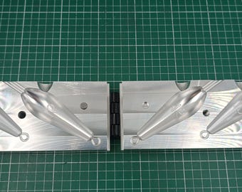 CNC machined 12oz 16oz spider sinker aluminum mold, CNC machining services