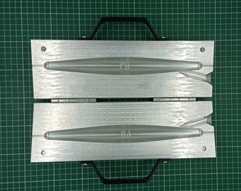 48oz one cavity CNC machined Trolling sinker aluminum fishing mold, CNC machining services