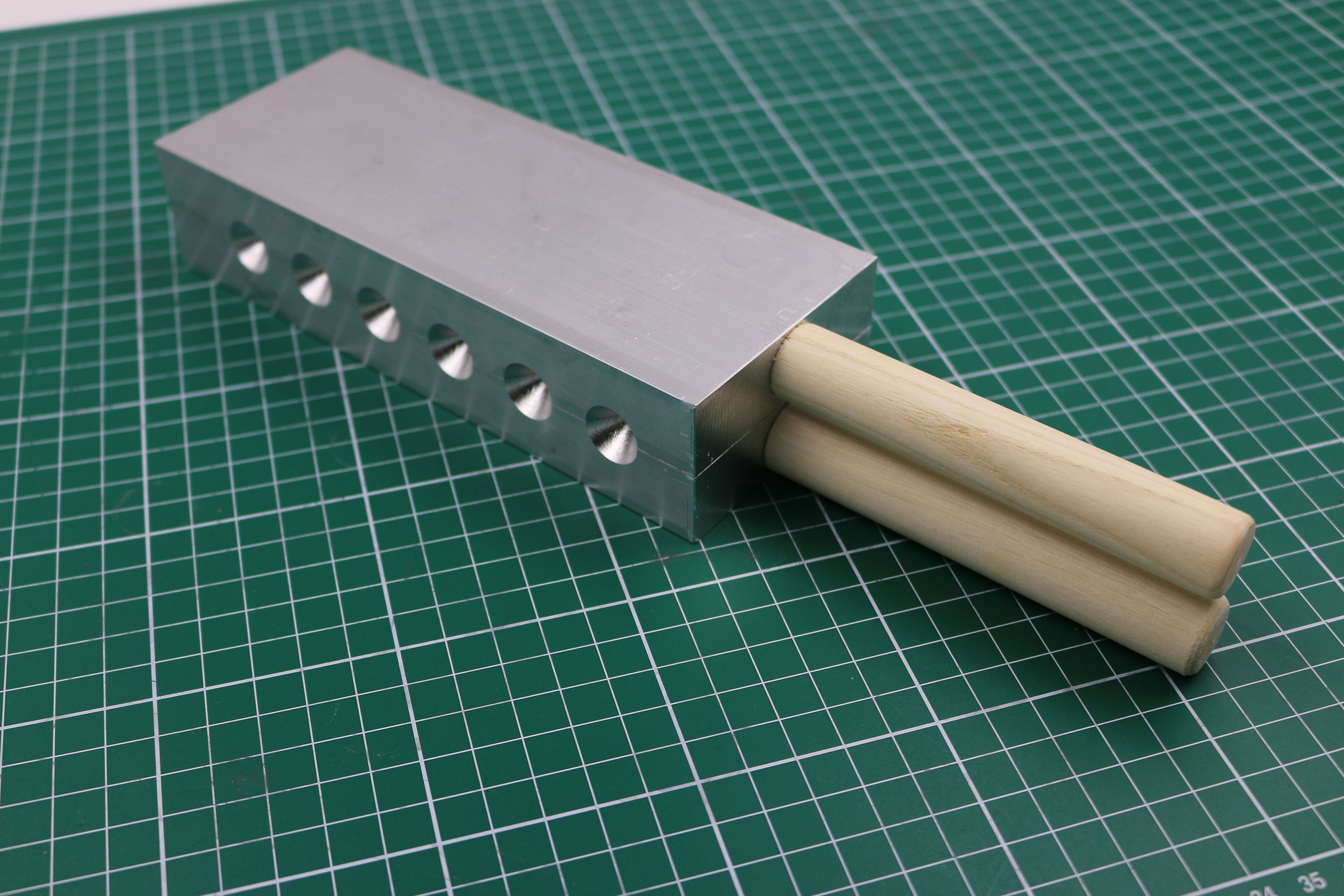 CNC Machined, Round Jig Head Aluminum Fishing Mold, CNC Machining