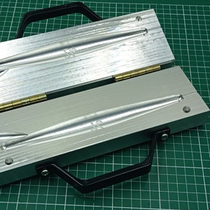 24oz one cavity CNC machined Trolling sinker aluminum fishing mold, CNC machining services
