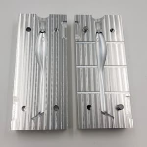 CNC Machined Aluminum Mold for 4-Inch Twitching Shad Lure