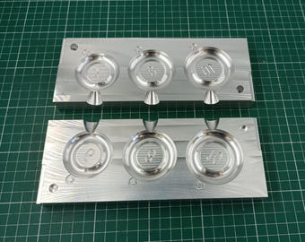 CNC machined round river sinker mold 6oz 8oz 10oz, CNC machining services