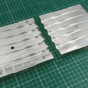 CNC Machined Aluminum Lure Mold: 4.5&quot; Twitching Shad