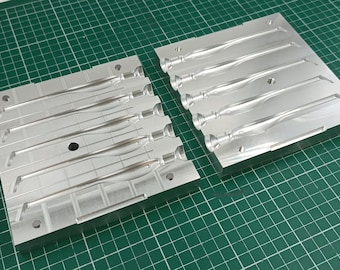 4.5 Inch Soft Plastic Injection Mold, CNC Machined Aluminum Bait Mold, Soft Plastic Lure Making Mold, Custom Plastisol Bait Mold