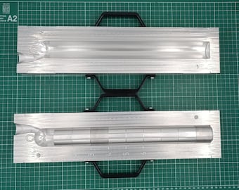 Aluminum Deep Drop Lead Fishing Mold: 1-10lb 1.5" Interchangeable Weights