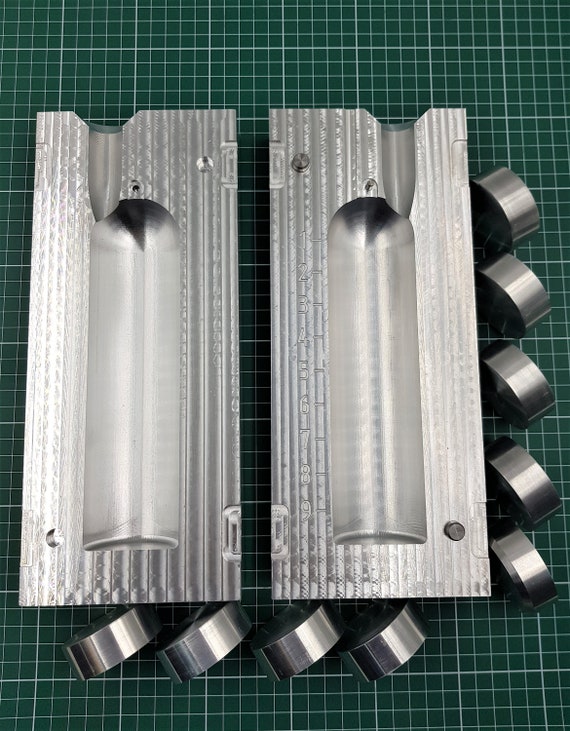 CNC Machined Aluminum 10lb and 12lb 2 Deep Drop Lead Fishing Mold