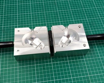 CNC machined aluminum mold for 28 oz anchor mushroom decoy weight, CNC machining services