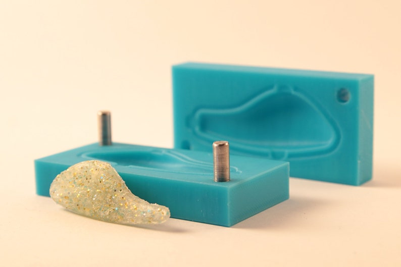 3D printed molds for silicone fishing lures 3D printing Etsy