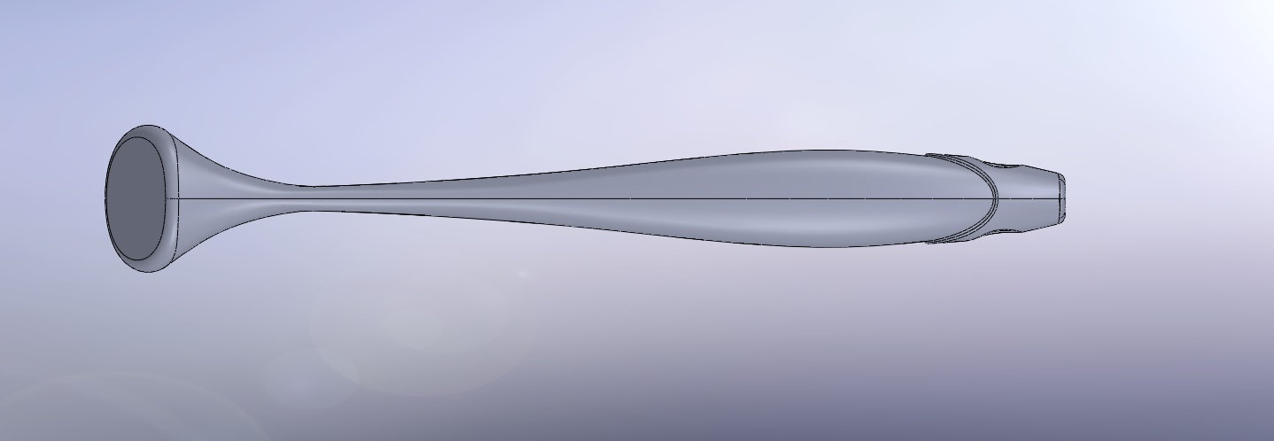 Moule Aluminium 5 Cavités CNC Pour Leurres Pêche - 150mm - Ombre Contraction 4,5 - Serbie