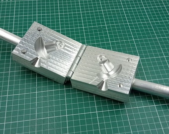 CNC machined aluminum molds for 16oz and 12oz decoy anchor mushroom lead, CNC machining services