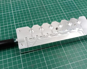 CNC machined swimbait jig head aluminum fishing mold, CNC machining services