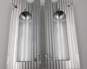 CNC machined 2" 10lb deep drop lead aluminum fishing mold, CNC machining services