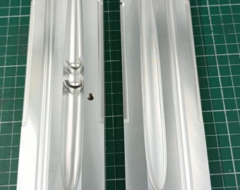 CNC machined one cavity 9 inch slug go lure aluminum mold, CNC machining services