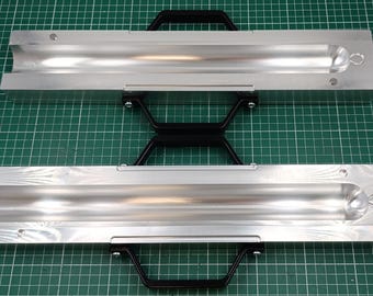CNC machined aluminum 1.5" fishing deep drop lead open mold, CNC machining services