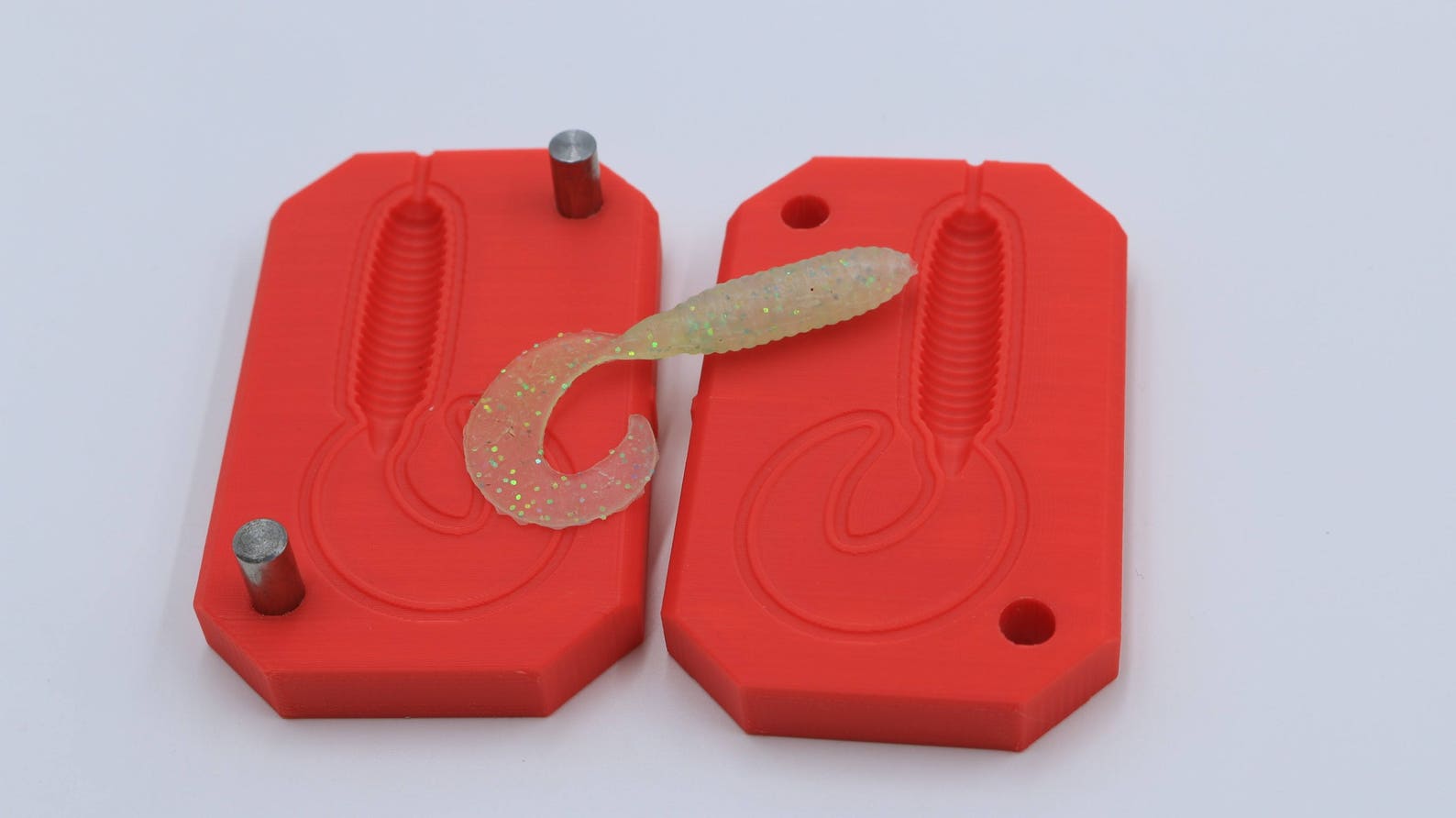 3D Printed Molds for Silicone Fishing Lures 3D Printing Etsy