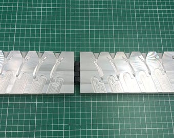 CNC Machined Aluminum Goofy Jig Fishing Mold: 1/4oz - 1oz