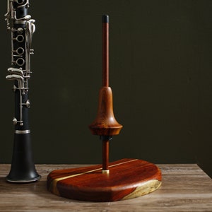 Solid Wood Bb Clarinet Stand image 1