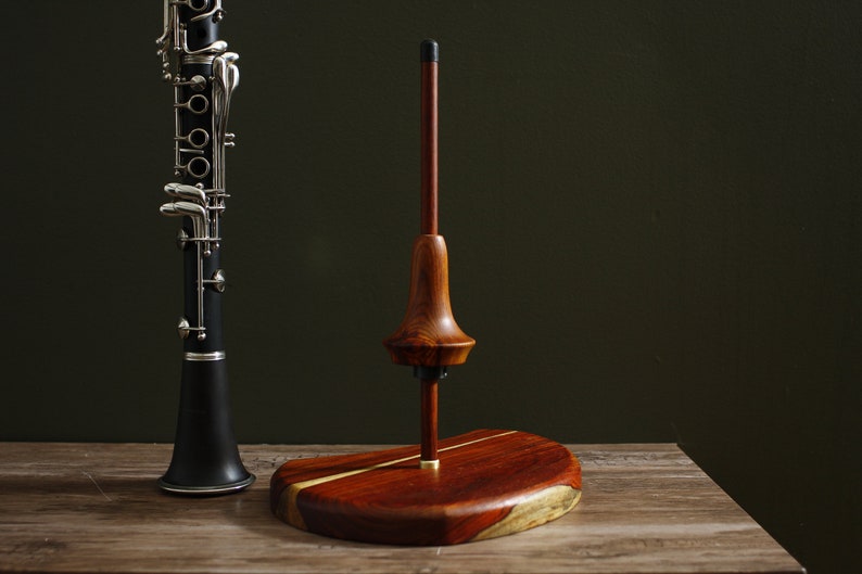 Solid Wood Bb Clarinet Stand image 1