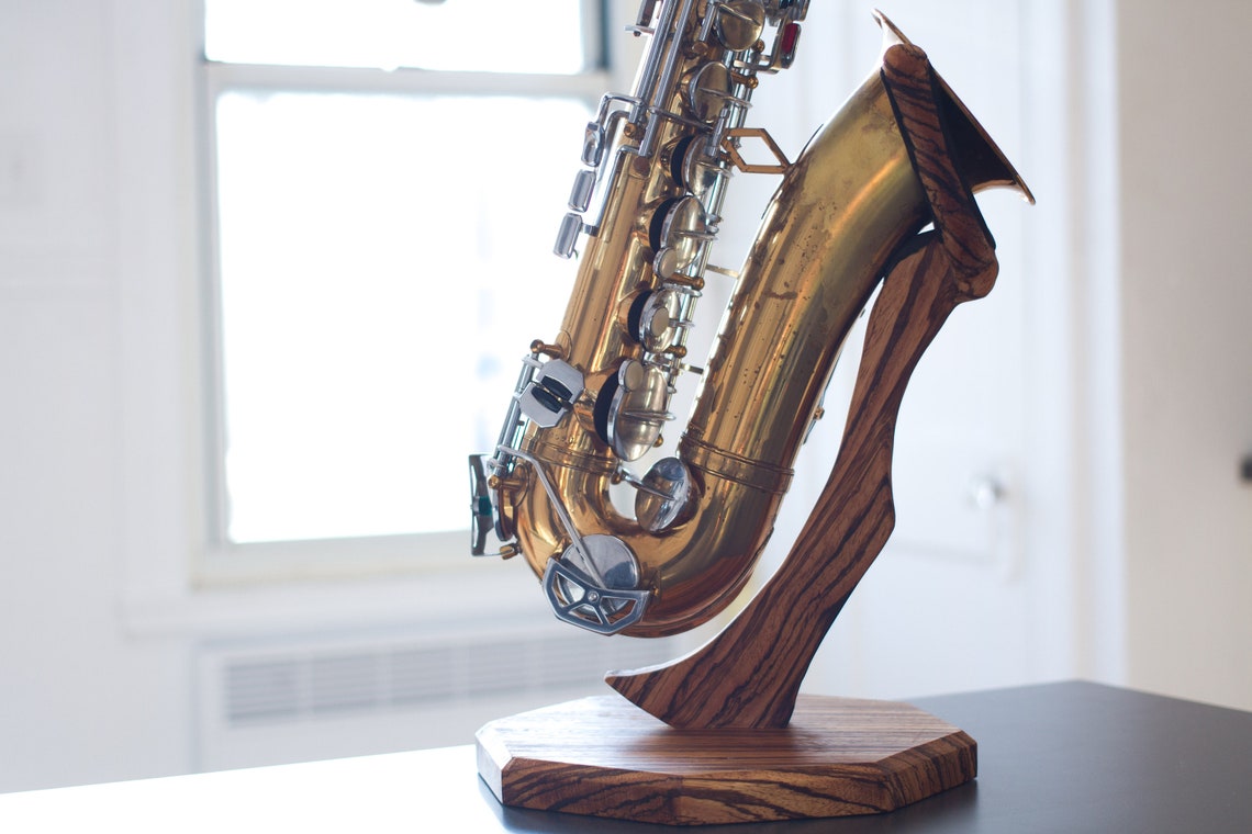 Wooden Straight Soprano Sax Stand Etsy