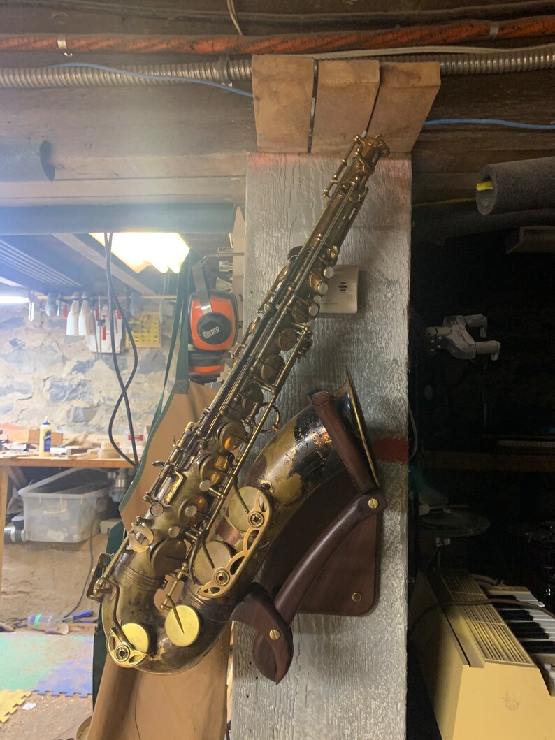 The Wall Hanger Saxophone Wall Stand Gift for Saxophonist Etsy