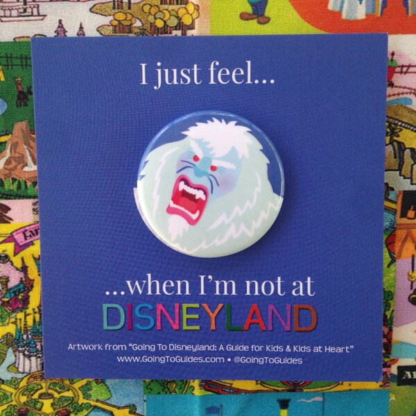 Abominable Snowman Button
