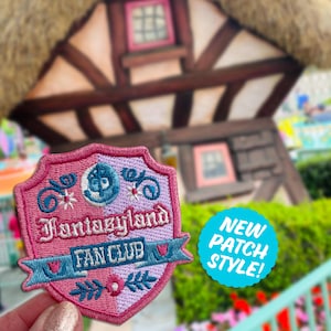 PATCH SET Fantasyland Iron-on Patch For Jacket Patch For Fanny Pack Patch For Backpack Patch For Bucket Hat Patch It&#39;s a Small World Patch