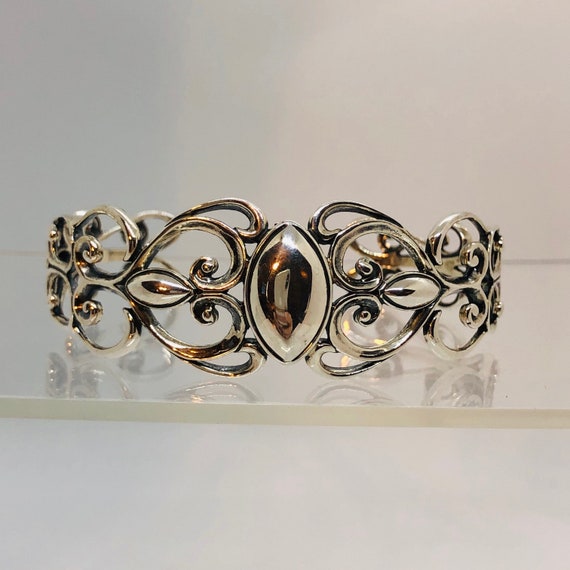 Signed Relios Carolyn Pollack Sterling Silver Orn… - image 1