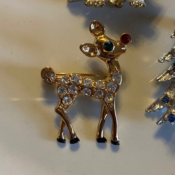 Vintage Christmas Jewelry Lot - image 2