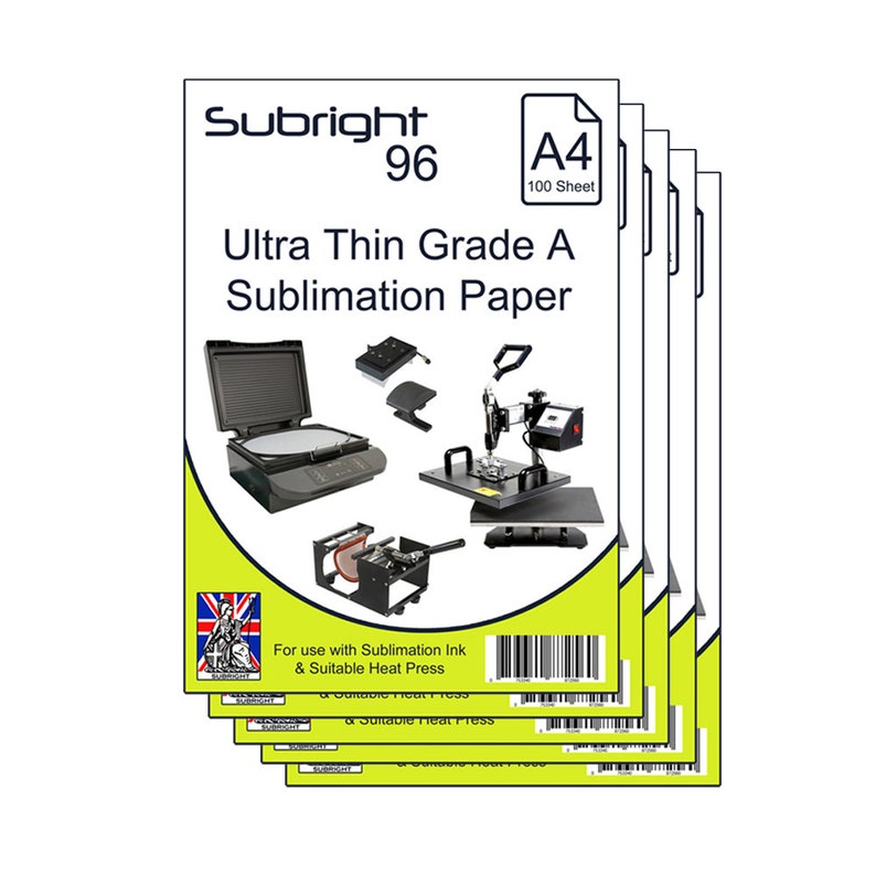 Sublimation Paper Subright 105 A4 Premium Quality Dye-Sublimation Paper