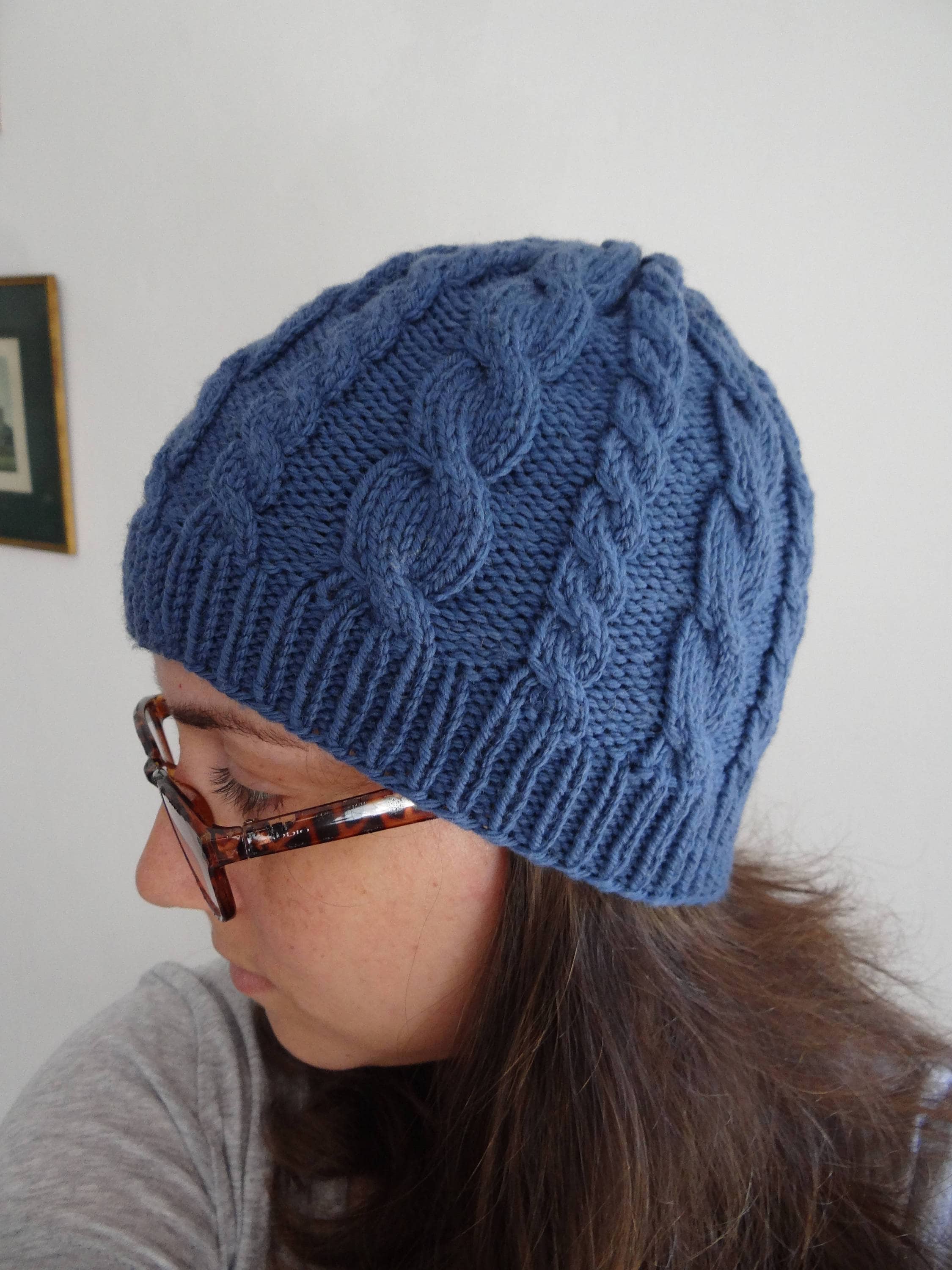 Almost FREE KNITTING Pattern Easy Cable Hat, Knitted Hat, Knitted ...