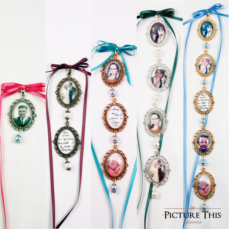 Custom Bouquet Charm Wedding Bouquet Charm Gold Photo Charm Etsy UK