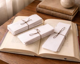 Marcapáginas de acuarela DIY: minilienzos en blanco de 5 x 14,5 cm para pintar y escribir en diario. Materiales de arte creativo para niños y adultos.