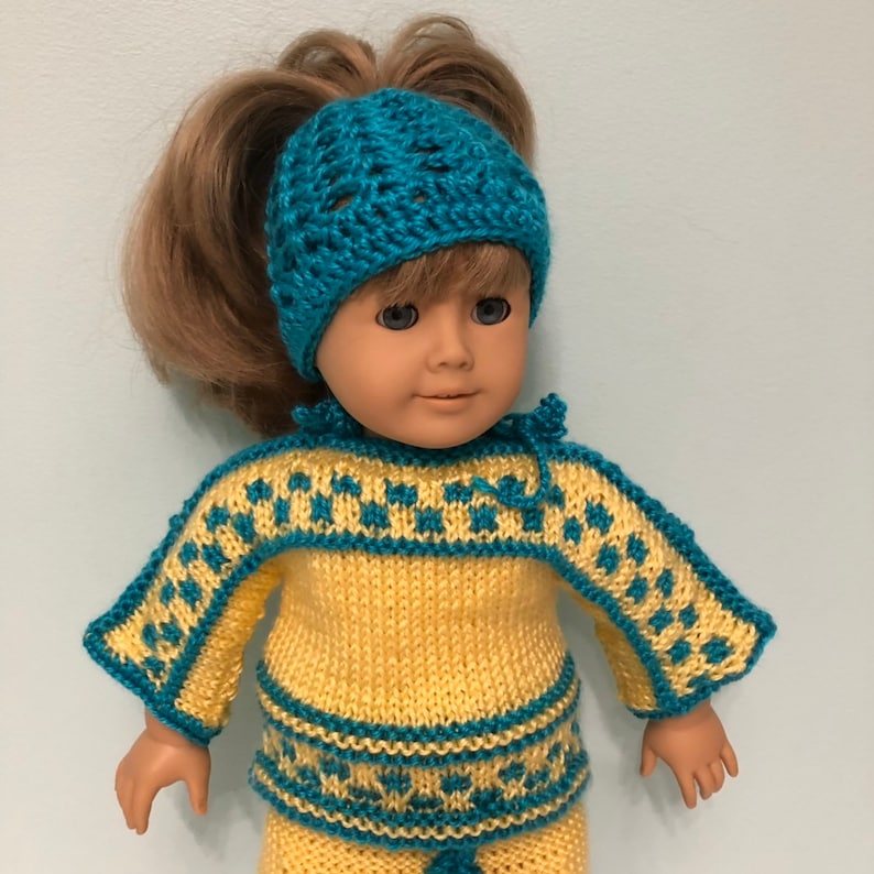 hat and boots American Girl doll clothes scirt Our Generation Outfit for dolls 18 inch My Life American Girl Knitted sweater