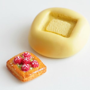Realistic Puff Pastry Tartlet Silicone Mold (Base) 1.5cm fimo creation, resin, airclay, miniature