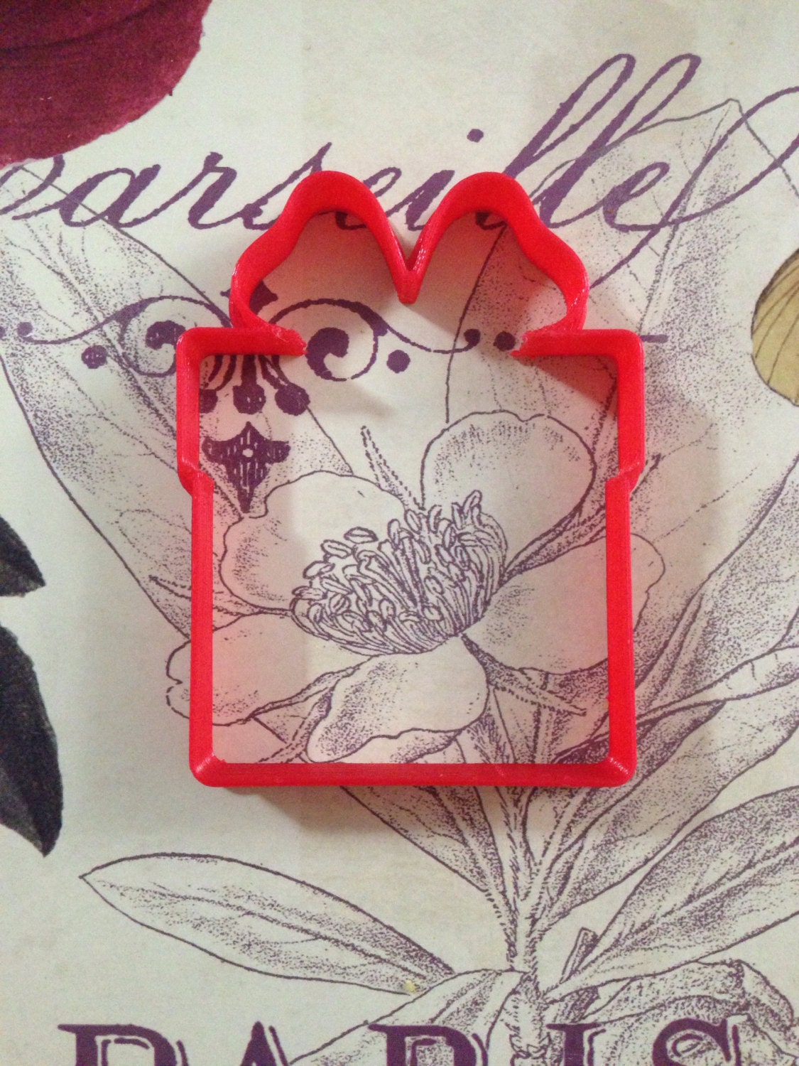 Present/gift Box With Bow Cookie Cutter Etsy Canada