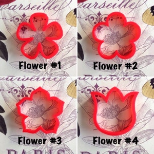 Flower Cookie Cutter ( 3 Variations )